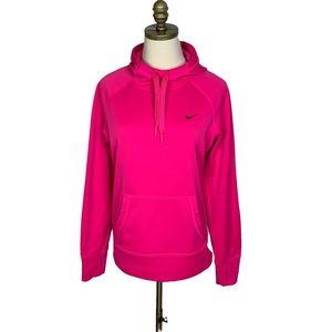 NIKE Pullover Fleece Lined Hoodie SMALL Pink Fuchsia 3078